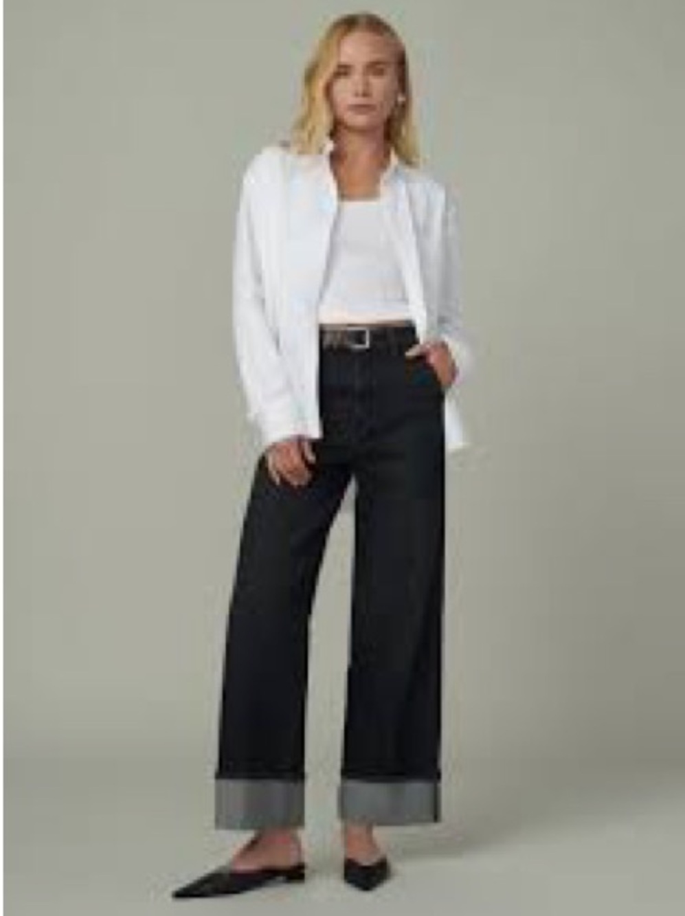 NWT Joe's Jeans The Trixie Trouser Wide Cuff High Rise Wide Leg Jeans 27
